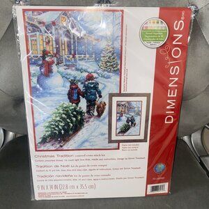 DIMENSIONS Christmas Tradition Counted Cross Stitch Kit